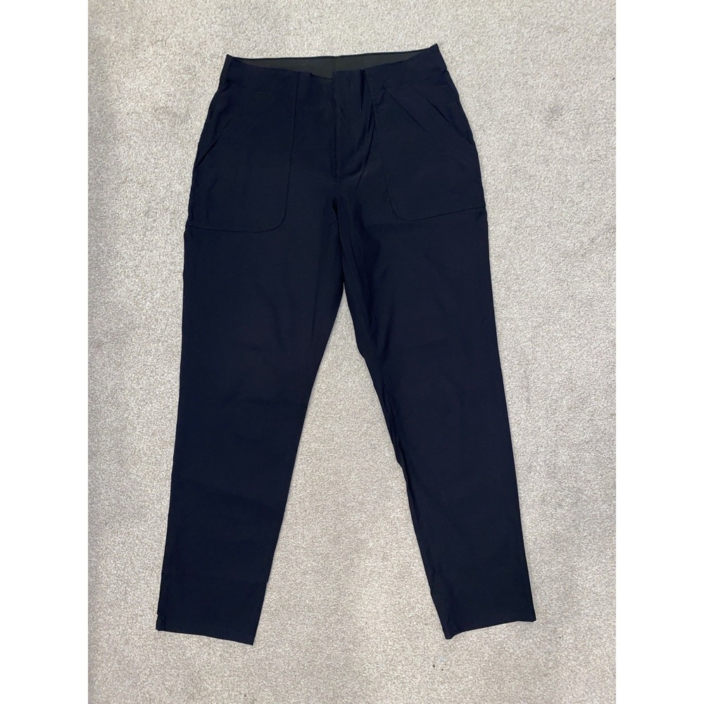 Eddie Bauer Women's Horizon Straight Ankle Pant, Black, 6